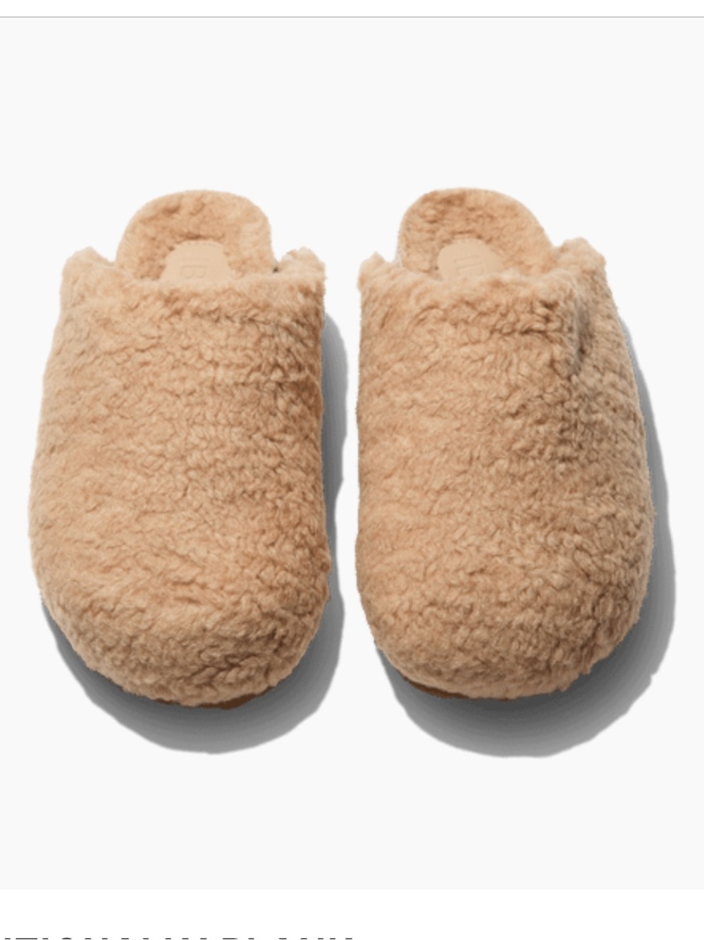 Intentionally blank Apres slippers